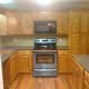 Kitchen Remodel Finished with new cabinets and stove