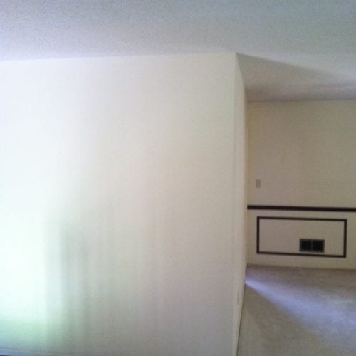 Freshly painted interior wall with modern finish, showcasing professional residential or commercial painting services by My Contracting Guy.