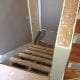 Loose stair treads under renovation, showcasing stair repair and remodeling services by My Contracting Guy.