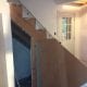 New staircase renovation in progress - custom carpentry and drywall installation by My Contracting Guy for home improvement projects.