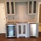 During basement remodel with new kitchenette being installed