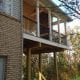 Progress to porch and fireplace